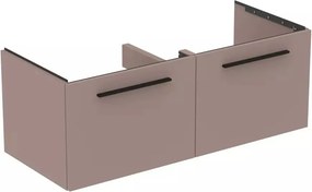 Dulap baza suspendat Ideal Standard i.life B gri - bej mat 2 sertare 120 cm