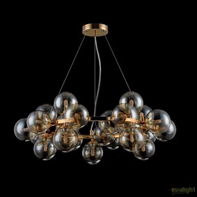 Lustra deosebita cu 25 de surse de lumina Dallas, auriu/ chihlimbar MYMOD548PL-25G