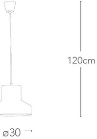 Pendul modern camera copii / tineret LENNON gri