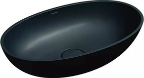 Lavoar pe blat Omnires Shell M+ negru 60 x 35 cm