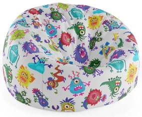 Sac de șezut Cocoon monstruleți colorați, colorat