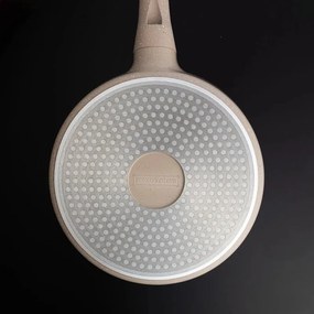 Set de oale si tigai Royalty Line Premium RL-OS1014, 14 h,  Acoperire marmura, Inductie, Bej