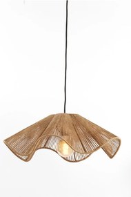 Lustră în culoare naturală cu abajur din iută ø 48 cm Fodara – Light &amp; Living