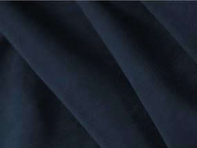 Colțar albastru cu tapițerie din catifea Kate – Micadoni