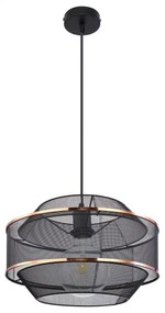 Lustra/ Pendul metal negru/auriu BELLONA