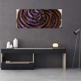 Tablou -  Cupcake din ciocolată (120x50 cm), în 40 de alte dimensiuni noi