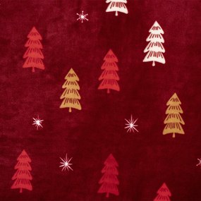 Lenjerie de pat din microflanel 4Home Crimson Woods, 160 x 200 cm, 70 x 80 cm