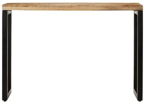 Masă consolă, 110x35x76 cm, lemn masiv de mango brut