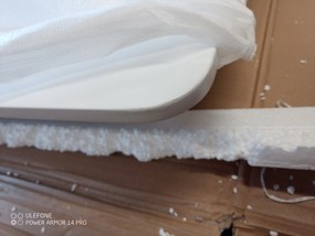 Reducere Masa de dining alba BERGEN 120x80 cm Calitate II