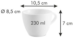 Tescoma Ceas de cappuccino din porțelan All FitOne Belly 230 ml