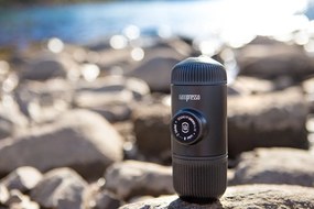 Aparat de cafea portabil Wacaco Nanopresso (negru) + carcasă moale