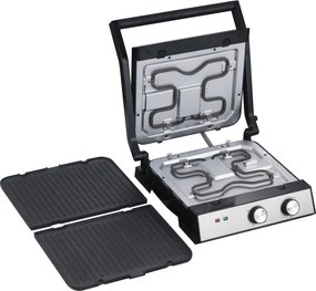 Sandwich maker si Grill Zilan ZLN3966, Protectie supraincalzire, Placi detasabile, Putere 2000W