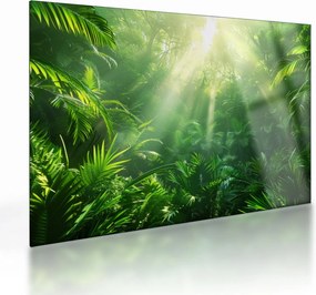 Tablou pe sticlă - Pădurea tropicală (70x50 cm)