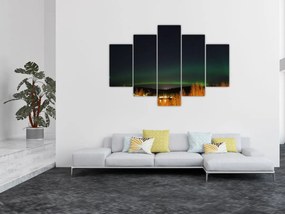 Tablou cu aurora borealis (150x105 cm)