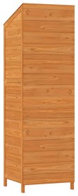 Sopron de gradina, maro, 55x52x174,5 cm, lemn masiv de brad Maro, 55 x 52 x 174.5 cm