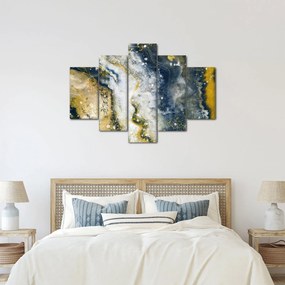 Tablou - Abstract auriu (150x105 cm)