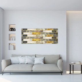 Tablou - Decor cu texturi (120x50 cm)