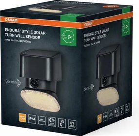 Osram - Aplică solară LED ENDURA STYLE LED/10,3W/4,2V 2000 mAh IP54 antracit