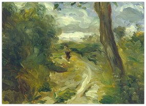 Tablou pe sticlă - Auguste Renoir, Landscape between Storms, reproducere (70x50 cm)