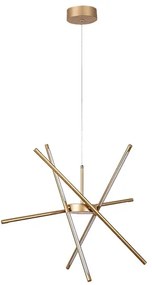 Lustră LED pe cablu Rabalux 72339 HENLI2 LED/40W/230V 3000K auriu