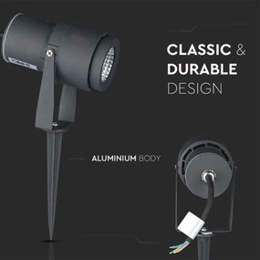 Lampă LED de exterior LED/12W/100-240V IP65 3000K gri