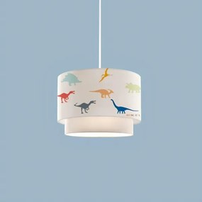 Lustră pentru copii CANDY 1xE27/40W/230V alb/multicolor