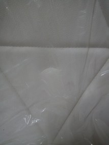 OFERTA Scaun de birou alb AVOLA din piele ecologica II. calitate