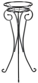 Suport de flori 74x34 cm negru