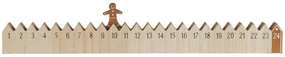 IB Laursen Calendar de Craciun din lemn WALKING GINGERBREAD MAN