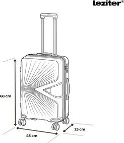 Valiză medie Travelux Endure cu hardtop 42x65x24 cm albastru închis