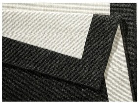 Covor adecvat pentru exterior NORTHRUGS Panama, 160 x 230 cm, negru - crem
