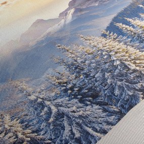 Tablou - Peisaj montan în timpul iernii (150x105 cm)