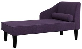 340731 vidaXL Canapea extensibilă cu 2 locuri, violet, textil