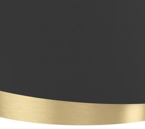 Lustră pe cablu Eglo 39926 MANDERLINE 1xE27/40W/230V negru/auriu