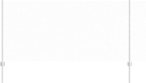 vidaXL Gard cu Stâlp Argintiu 1 x 10 m Oțel