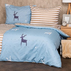 Lenjerie bumbac 4Home Deer, 220 x 200 cm, 2 buc. 70 x 90 cm