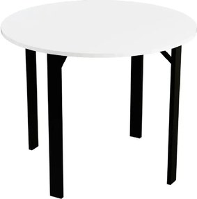 Masa bucatarie Onita rotund culoare alb-negru,R90 X 75 cm