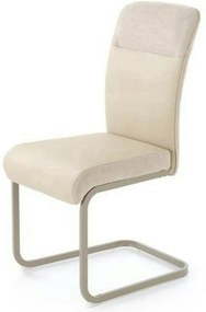 Scaun K584, bej/casmir, stofa clasica/otel, 46x60x100 cm