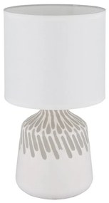 Lampa de masa ceramica alba RELA