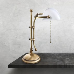 Lampa de birou din alama design clasic Banker