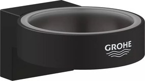 Suport Grohe Selection pentru pahar sau dozator sapun negru mat Phantom Black