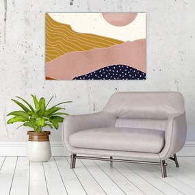 Tablou - Muntele de design Spacefrog N⁰3 (90x60 cm)