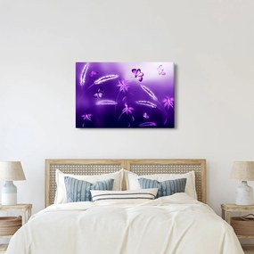 Tablou - Lunca cu fluturi (90x60 cm)