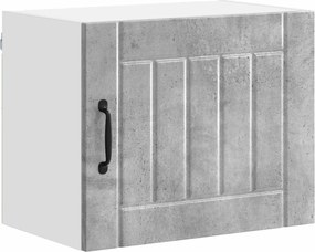 vidaXL Dulap de bucătărie Lucca Gri din beton 50 x 31 x 40 cm