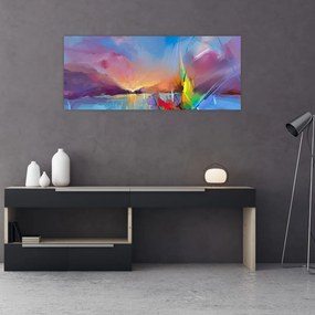 Tablou - Apus de soare (120x50 cm)