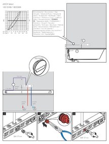 Baterie duș, Axor, ShowerSolution, termostatată, cu 2 ieșiri, alamă periată, 18355950