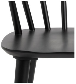 Scaun de dining negru Ida – Actona