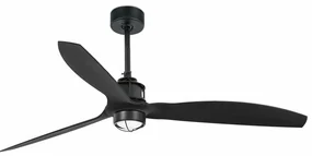 Lustra cu Ventilator si telecomanda JUST FAN M LED negru mat