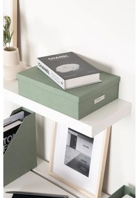 Organizatoare verzi pentru documente 5 buc. din carton Holger Canvas Paper Laminate – Bigso