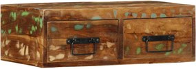 vidaXL Dulap TV montat pe perete 60x30x19 cm, lemn masiv reciclat